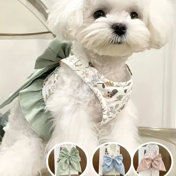 Pretty Bow Small Dog Harness