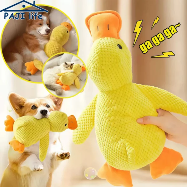 Duck dog toy plush with quacking sound
