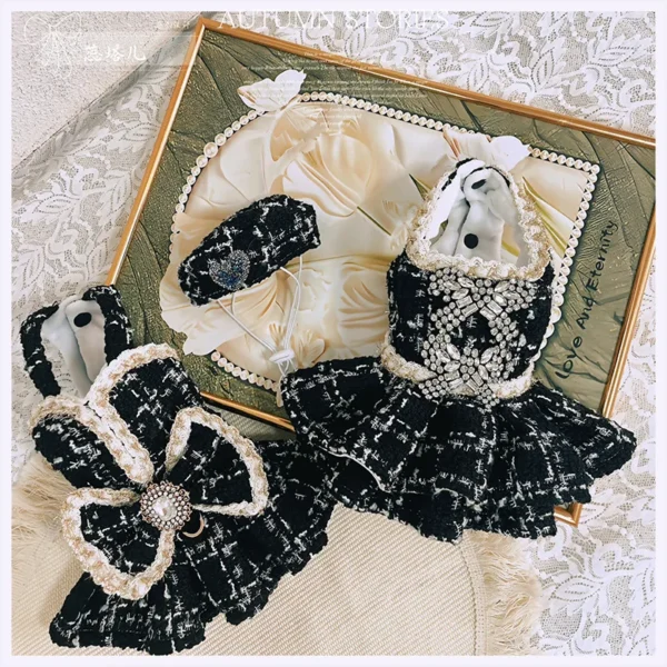 Wool Butterfly Bow Dress